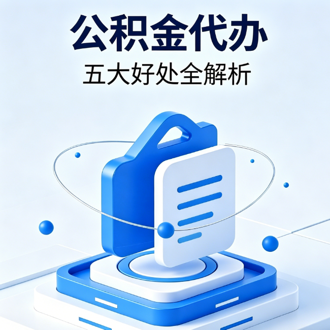 荆门公积金代办到底值不值？这5大好处让你少走弯路